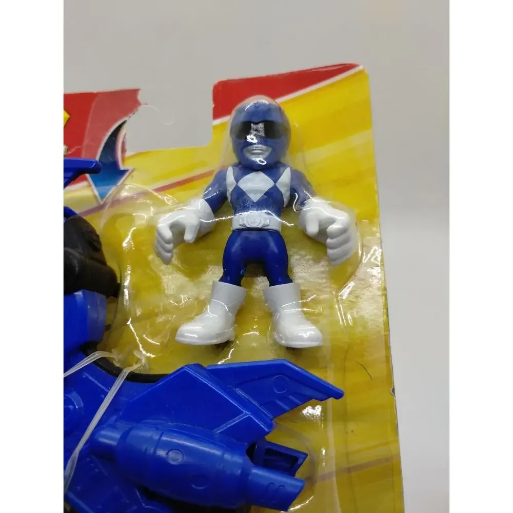 Power Rangers Playskool Heroes Blue Ranger with Shark Cycle | 5